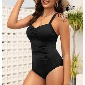Tempt Me Tummy Control One Piece Swimsuit Size L